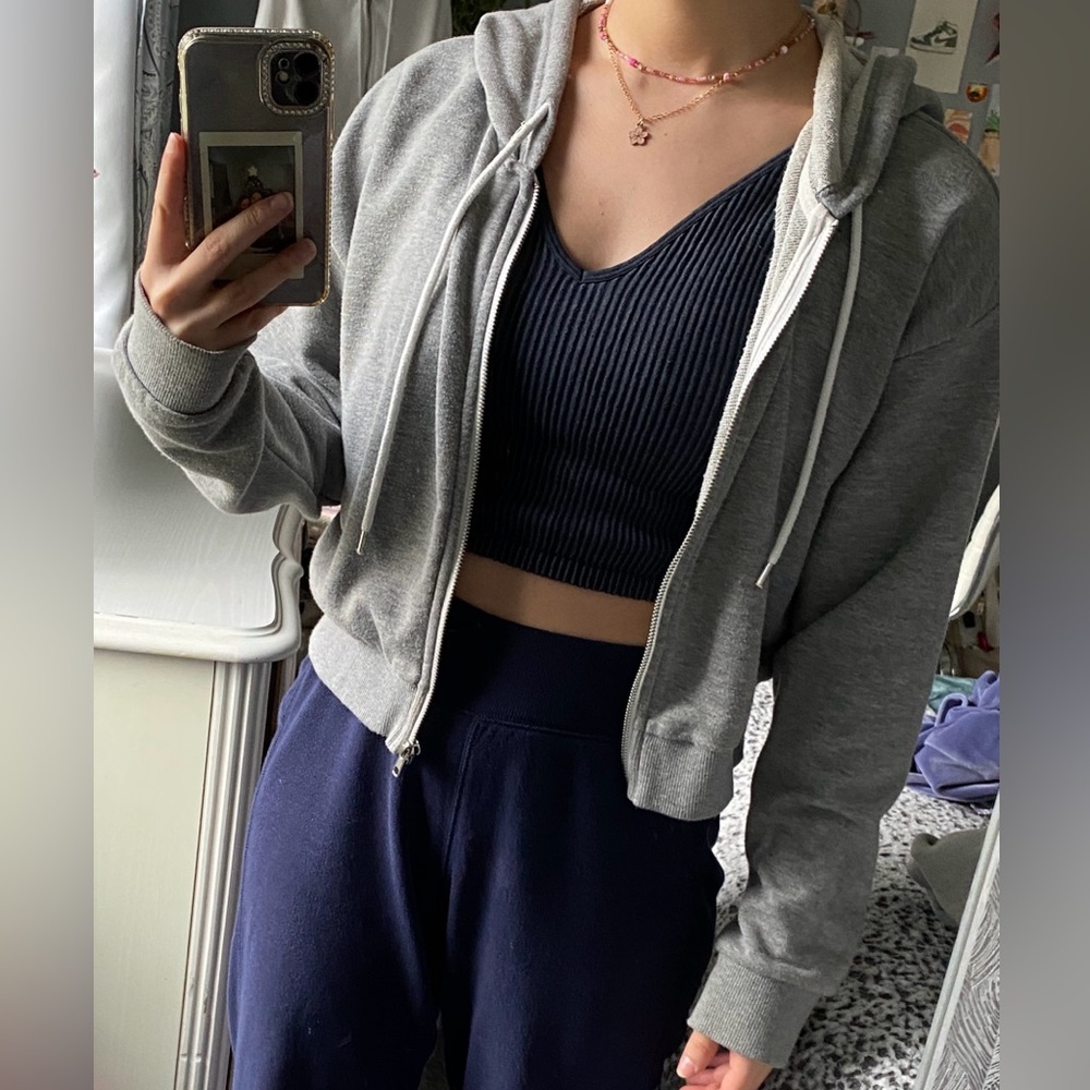 Forever 21 Light Gray Knit Sweater - Picture 3 of 5